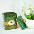 Boîte en étain théière chinoise de haute qualité promotionnelle personnalisée, boîte en étain pour thé